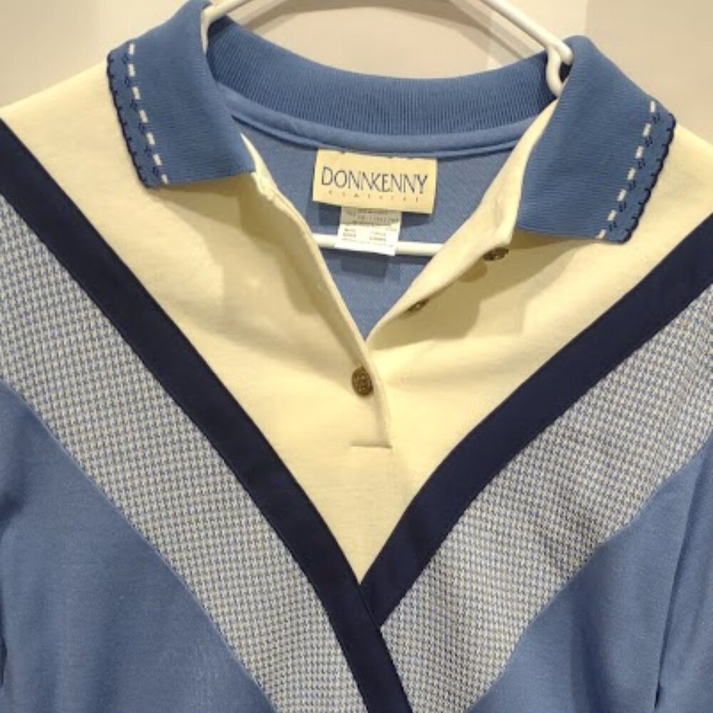 DONNKENNY CLASSICS VINTAGE 70'S 80'S POLYESTER TRACK SUIT ADULT SIZE L